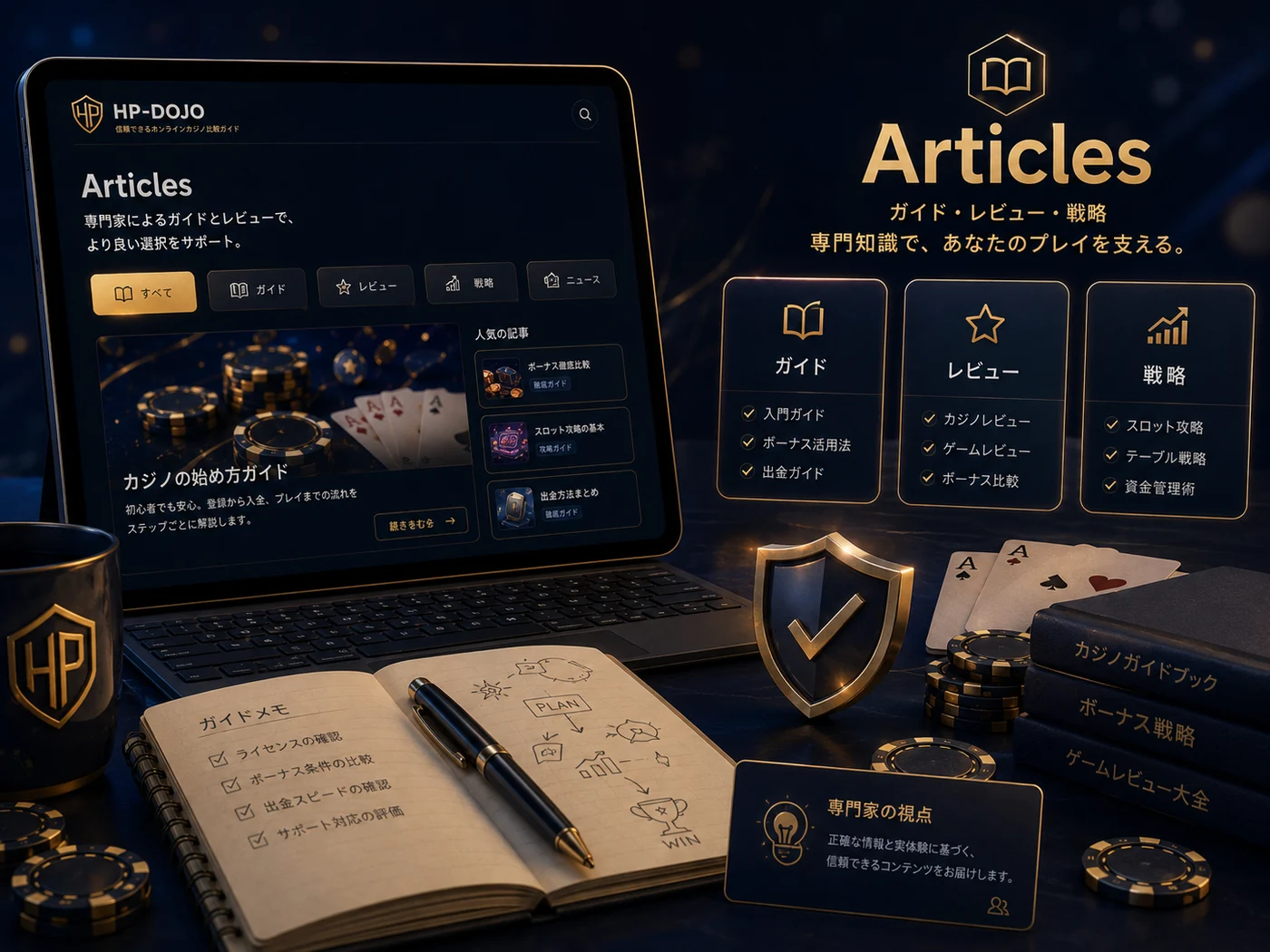 HP-DOJO Articles 編集イメージ